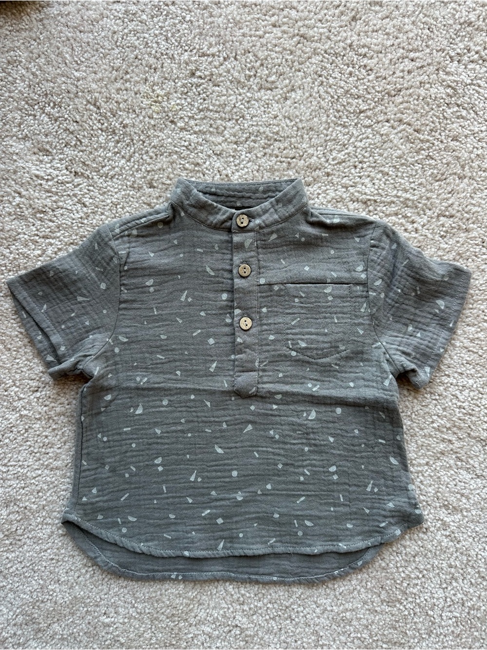 Rylee and Cru Shapes Short Sleeve Mason Shirt